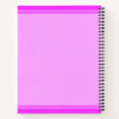 Zurse Stethoscoop Modern personaliseer Monogram na Notitieboek (Achterkant)