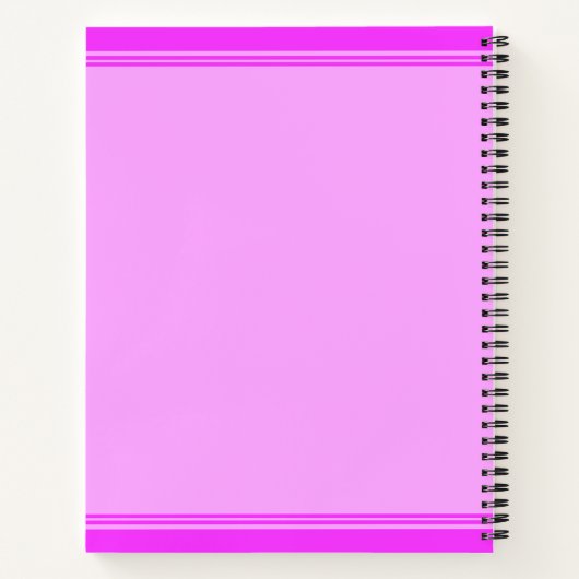 Zurse Stethoscoop Modern personaliseer Monogram na Notitieboek (Achterkant)