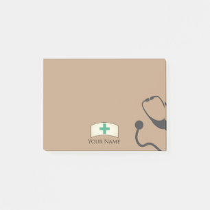 Zurse Stethoscope Medical Personalized Sticky Post-it® Notes