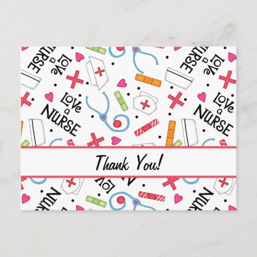 Zurse White Bedankt  Briefkaart (Voorkant)