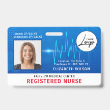 Zurse Ziekenhuis Medische werknemer Foto-ID