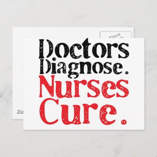 Zurses Cure Briefkaart (Voorkant / Achterkant)