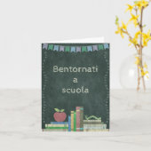 Zurück zur Schule | Bentornati a scuola Kaart (Gele Bloem)