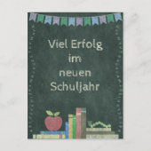 Zurück zur Schule | Viel Erfolg im neuen Schuljahr Briefkaart (Voorkant)