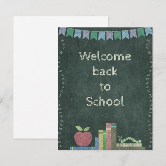 Zurück zur Schule | Willkommen zurück zur Schule (Voorkant / Achterkant)