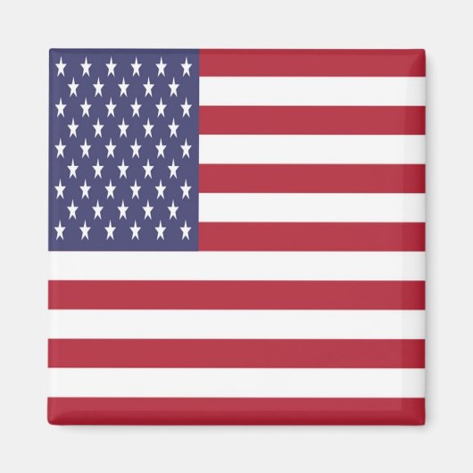 zUS001 US FLAG, Amerika, Fridge Magneet (Voorkant)