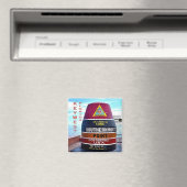 zUS012 FLORIDA, Key West, Southernmost, Fridge Magneet (Insitu (Vaatwasser))