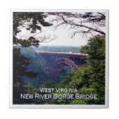 zUS018 NEW RIVER GORGE BRIDGE, Virginia, Tegeltje (Voorkant)