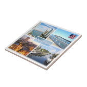 zUS025 FLORIDA, Mozaïek, Amerika, Tegeltje (Zijkant)