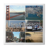 zUS033 SAN FRANCISCO, Mozaïek, Californië, Tegeltje (Voorkant)