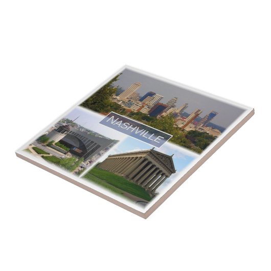 zUS037 NASHVILLE, Tennessee, Mozaïek, Tegeltje (Zijkant)