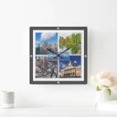 zUS041 BOSTON, Massachusetts, Amerika, Vierkante Klok (Huis)