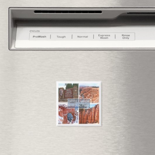 zUS042 BRYCE CANYON N.P. Utah, Amerika, Fridge Magneet (Insitu (Vaatwasser))