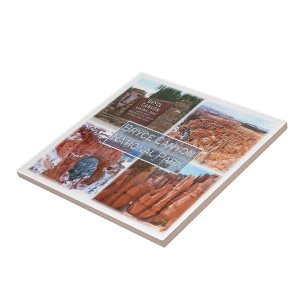 zUS042 BRYCE CANYON N.P. Utah, Amerika, Tegeltje