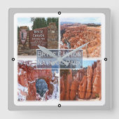 zUS042 BRYCE CANYON N.P. Utah, Amerika, Vierkante Klok (Voorkant)