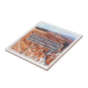 zUS043 BRYCE CANYON N.P. Utah, Amerika, Tegeltje