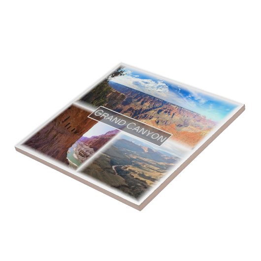 zUS046 GRAND CANYON, Mozaïek, Arizona, Tegeltje (Zijkant)