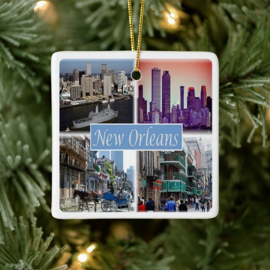 zUS049 NEW ORLEANS LOUISIANA, Keramisch Ornament (Boom)