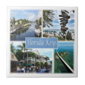 zUS050 FLORIDA KEYS, Mozaïek, Amerika, Tegeltje (Voorkant)