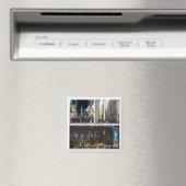 zUS055 NEW YORK City, Mosaic, Amerika, Fridge Magneet (Insitu (Vaatwasser))