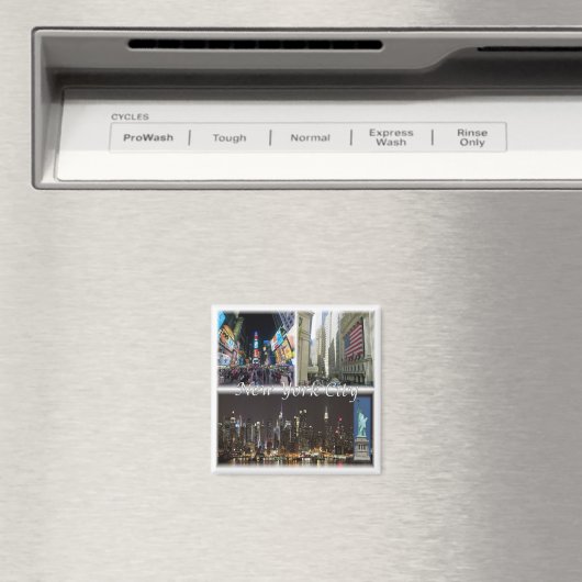zUS055 NEW YORK City, Mosaic, Amerika, Fridge Magneet (Insitu (Vaatwasser))