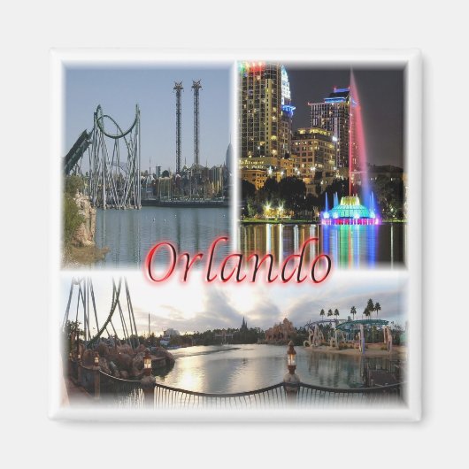 zUS056 ORLANDO Florida, Orlando, Amerika, Fridge Magneet (Voorkant)