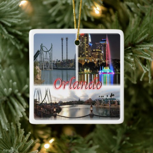 ZUS056 ORLANDO Florida, Orlando, Amerika, Keramisch Ornament (Boom)