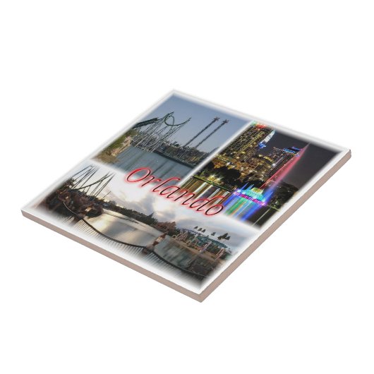 ZUS056 ORLANDO Florida, Orlando, Amerika, Tegeltje (Zijkant)