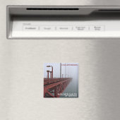 zUS069 SAN FRANCISCO, Golden Gate Bridge, Fridge Magneet (Insitu (Vaatwasser))