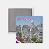 zUS076 SAN FRANCISCO, Filbert Street, Fridge Magneet (Voorkant / Achterkant)