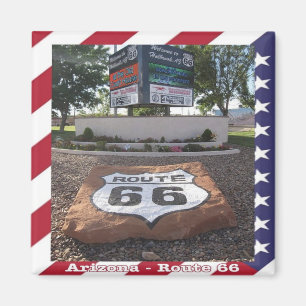 zUS087 ROUTE 66, Arizona, Amerika, Fridge Magneet