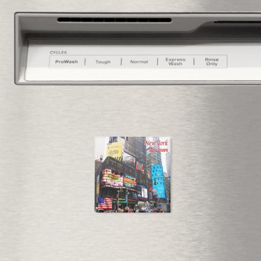 zUS095 NEW YORK CITY, Time Square, America, Fridge Magneet (Insitu (Vaatwasser))
