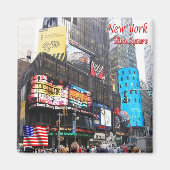 zUS095 NEW YORK CITY, Time Square, America, Fridge Magneet (Voorkant)