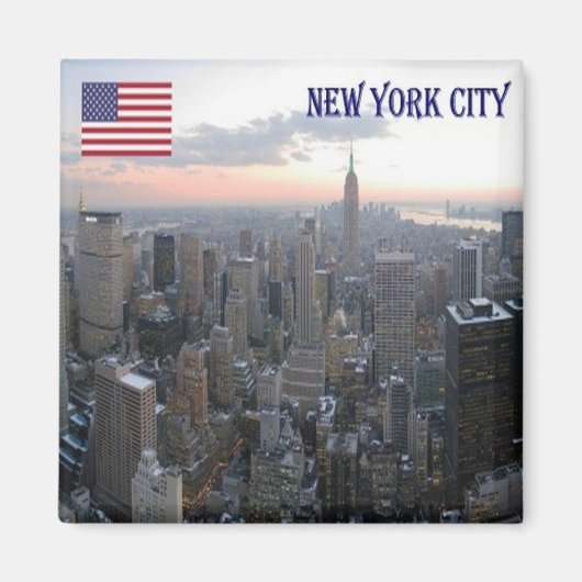 zUS100 NEW YORK CITY, NY, America Fridge Magneet (Voorkant)