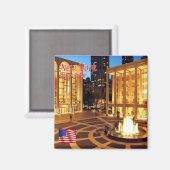 zUS106 NEW YORK CITY, Lincoln Center, Fridge Magneet (Voorkant / Achterkant)