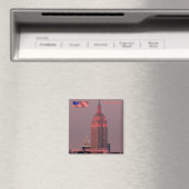 zUS108 EMPIRE STAATSBOUW, New York City, Fridge Magneet (Insitu (Vaatwasser))