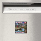 zUS114 BROOKLYN BOTANIC GARDEN, New York, Fridge Magneet (Insitu (Vaatwasser))