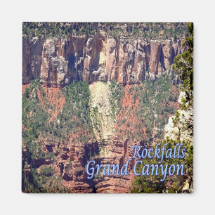 zUS130 GRAND CANYON N.P. Rockfall, Arizona, Fridge Magneet