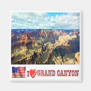 zUS140 GRAND CANYON I Love, Arizona, Fridge Magneet
