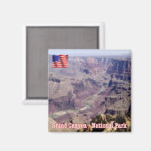 zUS144 GRAND CANYON National Park, Arizona, Fridge Magneet (Voorkant / Achterkant)