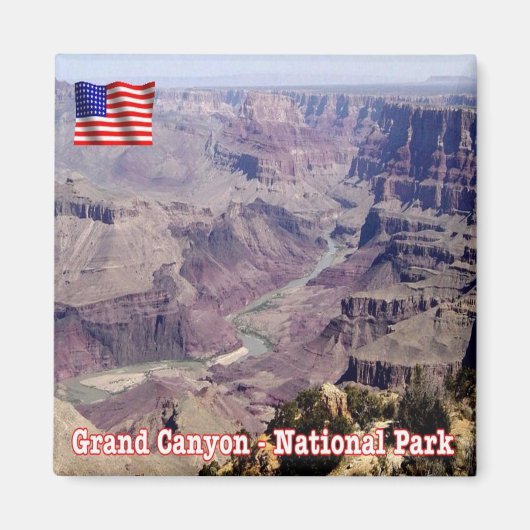 zUS144 GRAND CANYON National Park, Arizona, Fridge Magneet (Voorkant)
