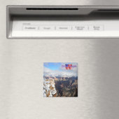 zUS146 GRAND CANYON met sneeuw, Arizona, Fridge Magneet (Insitu (Vaatwasser))