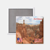 zUS152 BRYCE CANYON, Queens Garden Traill, Fridge Magneet (Voorkant / Achterkant)