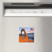 ZUS162 ARCHES National Park, Delicate Arch, Fridge Magneet (Insitu (Vaatwasser))