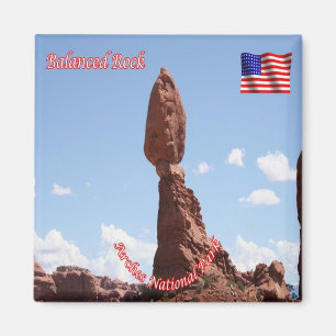ZUS163 ARCHES National Park, Balanced Rock, Fridge Magneet