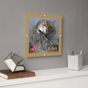 zUS165 UNIVERSAL STUDIO, Los Angeles, Vierkante Klok