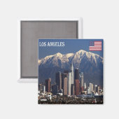 zUS167 LOS ANGELES, Skyline, Californië, Fridge Magneet (Voorkant / Achterkant)
