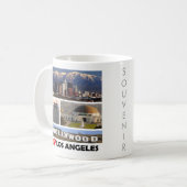 zUS169 LOS ANGELES I Love, Mosaic, Coffee Mok (Voorkant links)