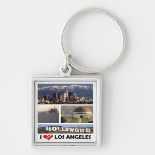 zUS169 LOS ANGELES I Love, Mosaic Sleutelhanger