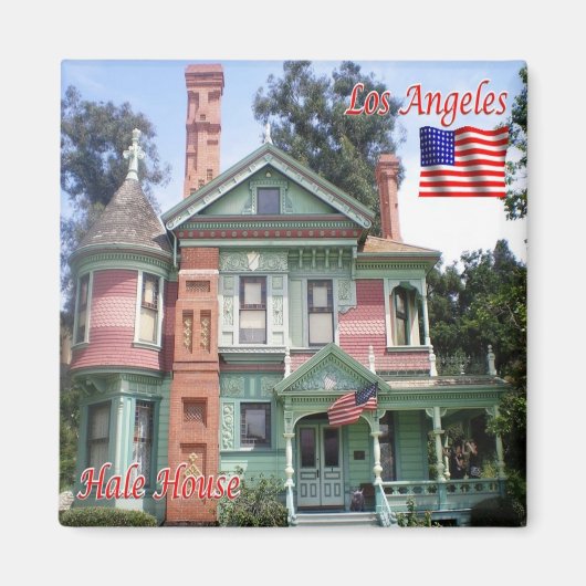 zUS171 LOS ANGELES, Hale House, California, Fridge Magneet (Voorkant)